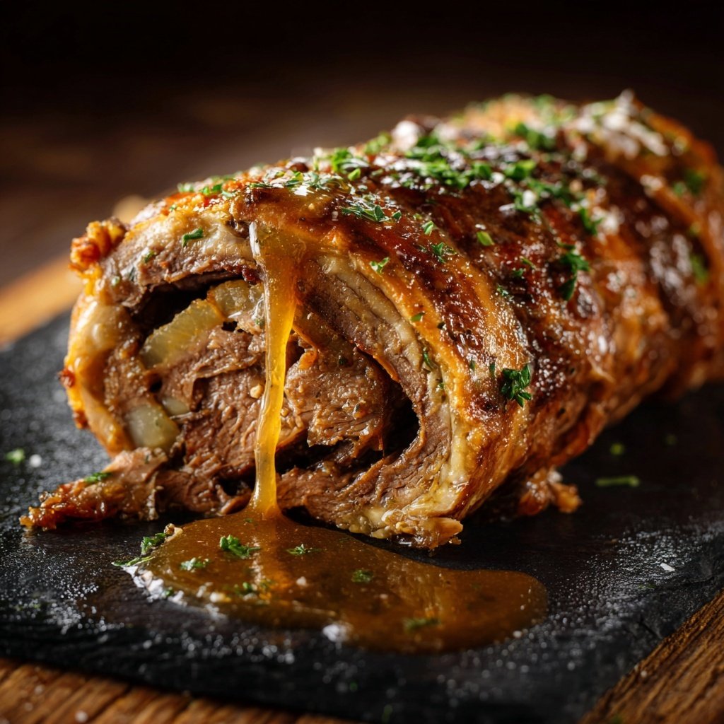 Hausmannskost Rinderrouladen mit Rahmsoße