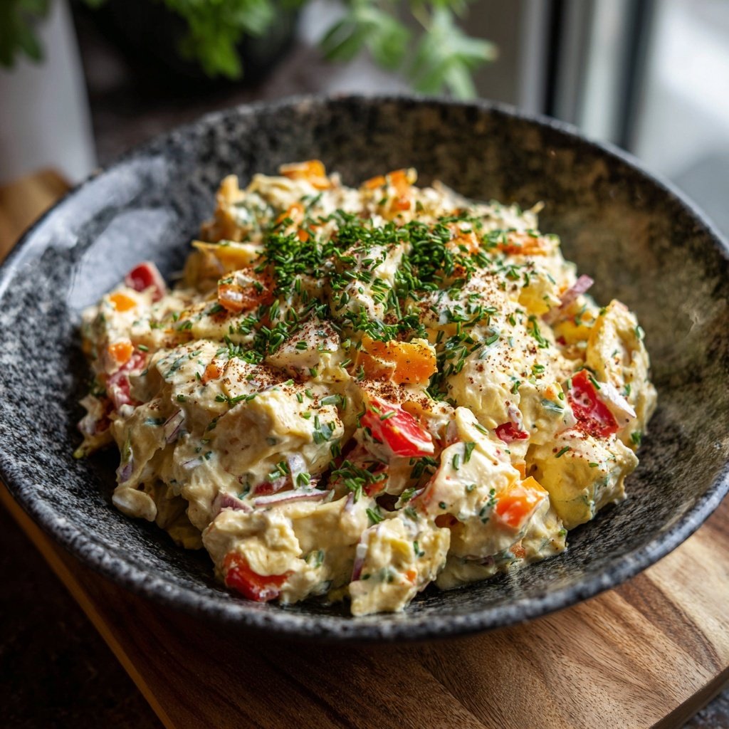 Schnell & Einfach 10-Minuten-Eiersalat mit Joghurt