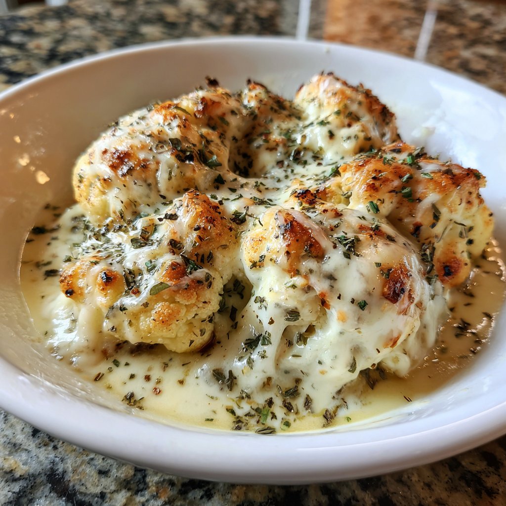 Blumenkohl mit Käsesauce