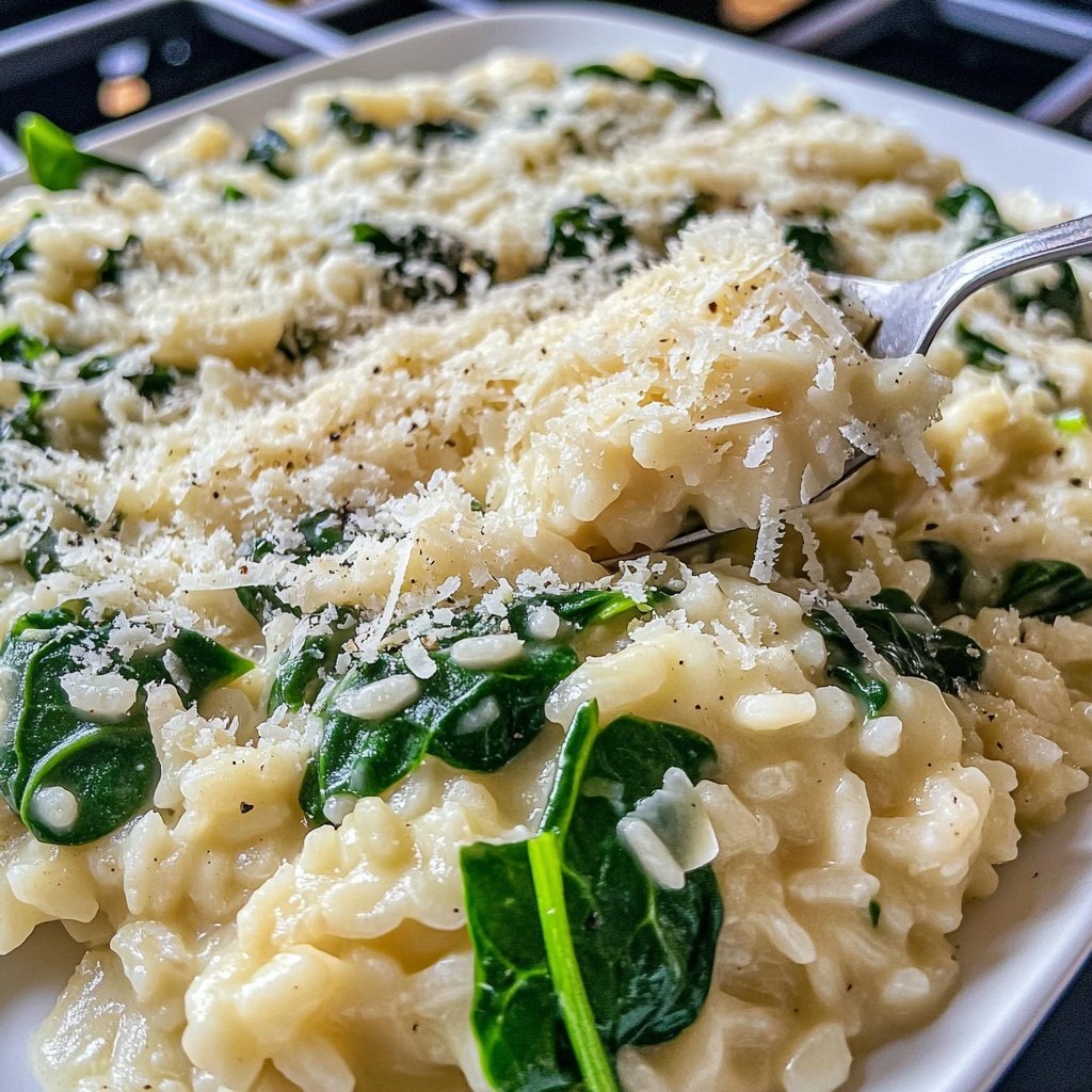 Risotto mit Spinat