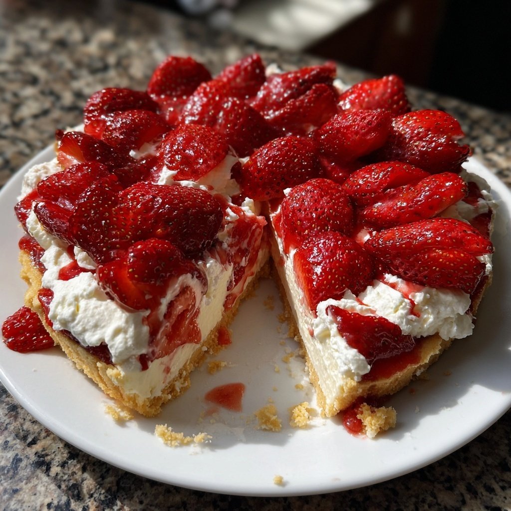 Erdbeerkuchen Mit Sahne