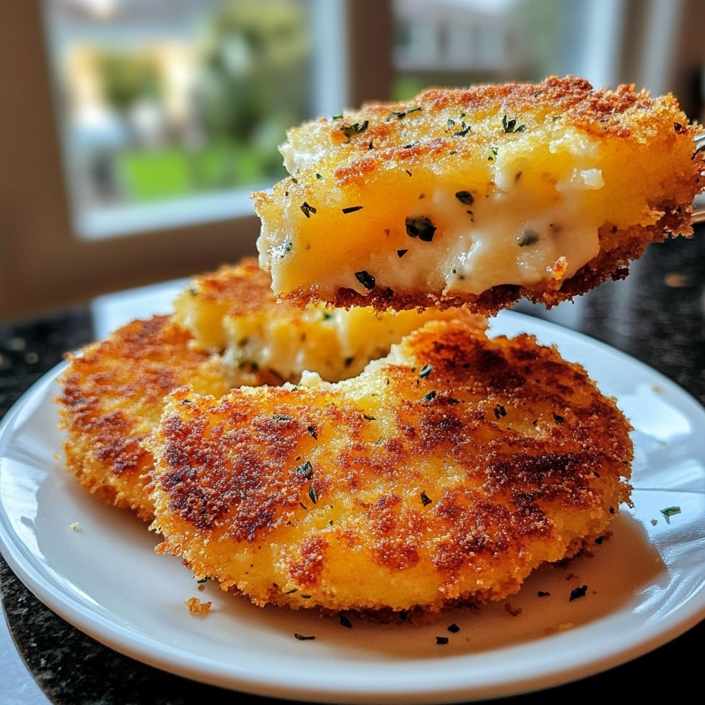 Kartoffelfrikadellen mit Schafskäse