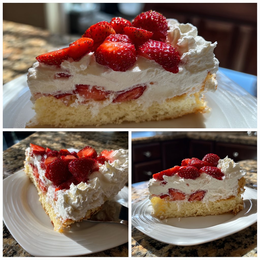 Erdbeerkuchen Leicht