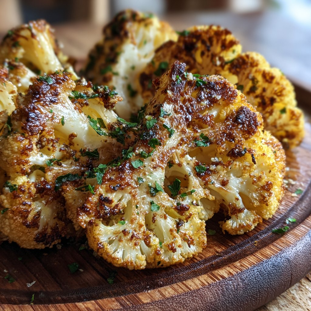 Blumenkohl aus dem Ofen mit Kreuzkümmel