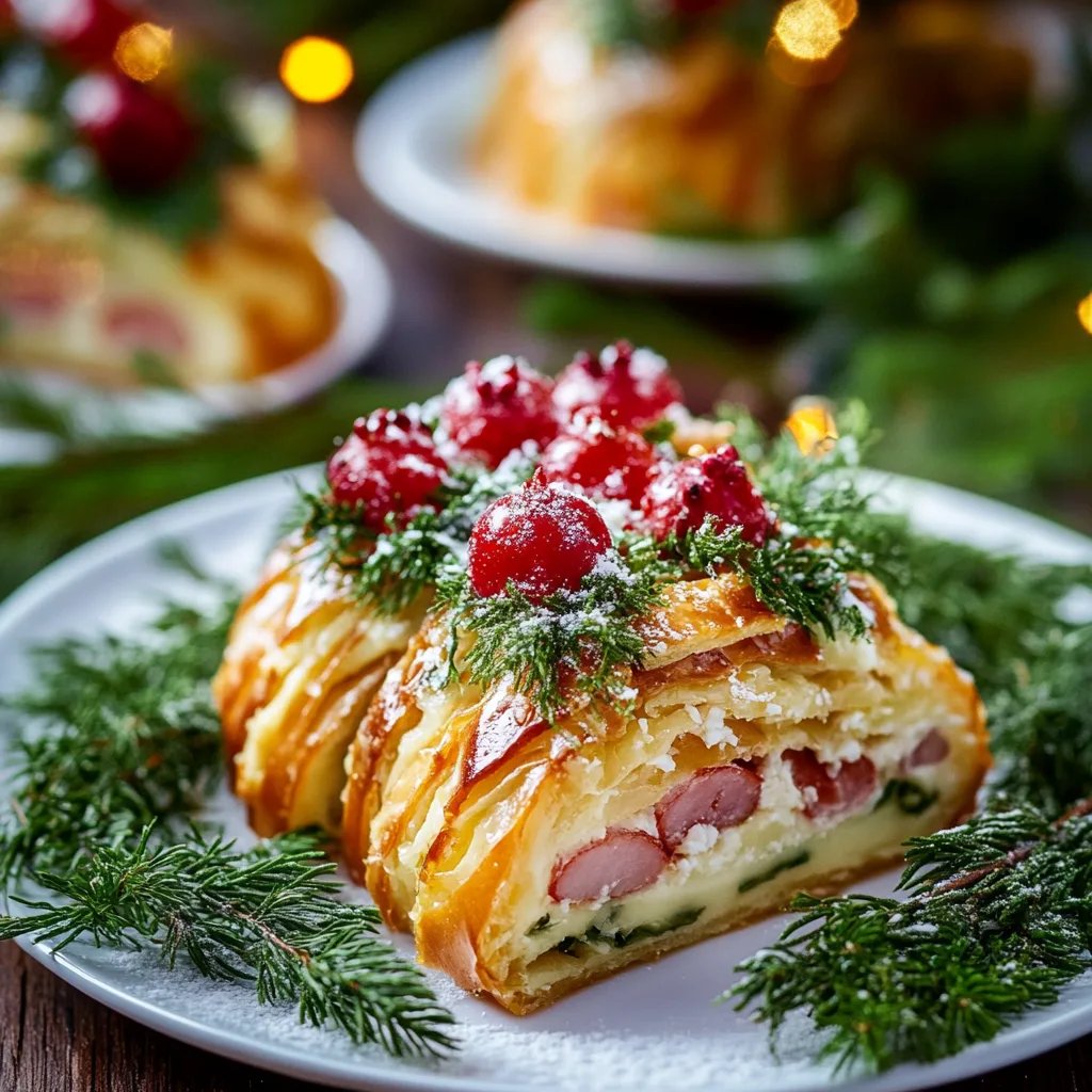 Frischkäse-Weihnachtsbaum