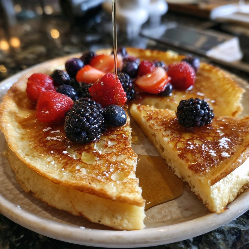 Pfannkuchen mit Proteinmehl