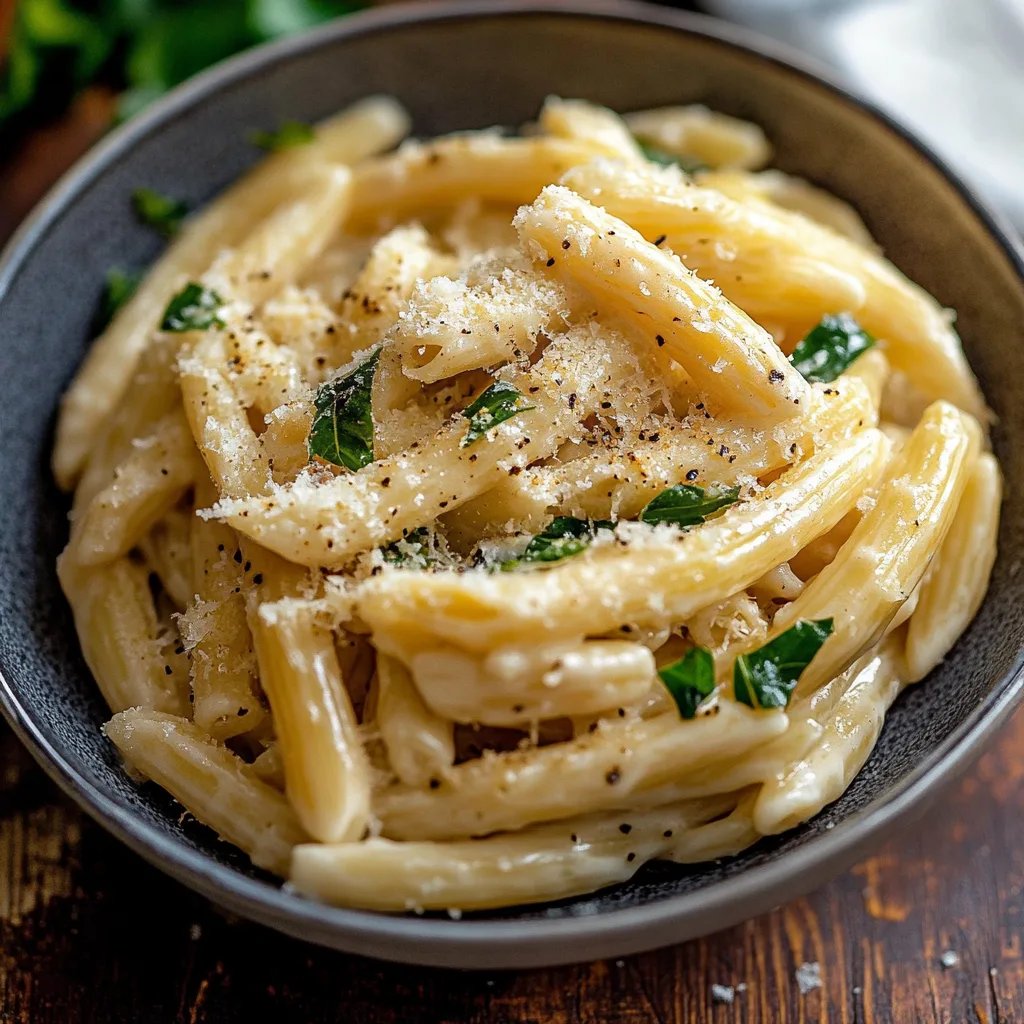 Knoblauch-Parmesan-Hähnchen-Pasta