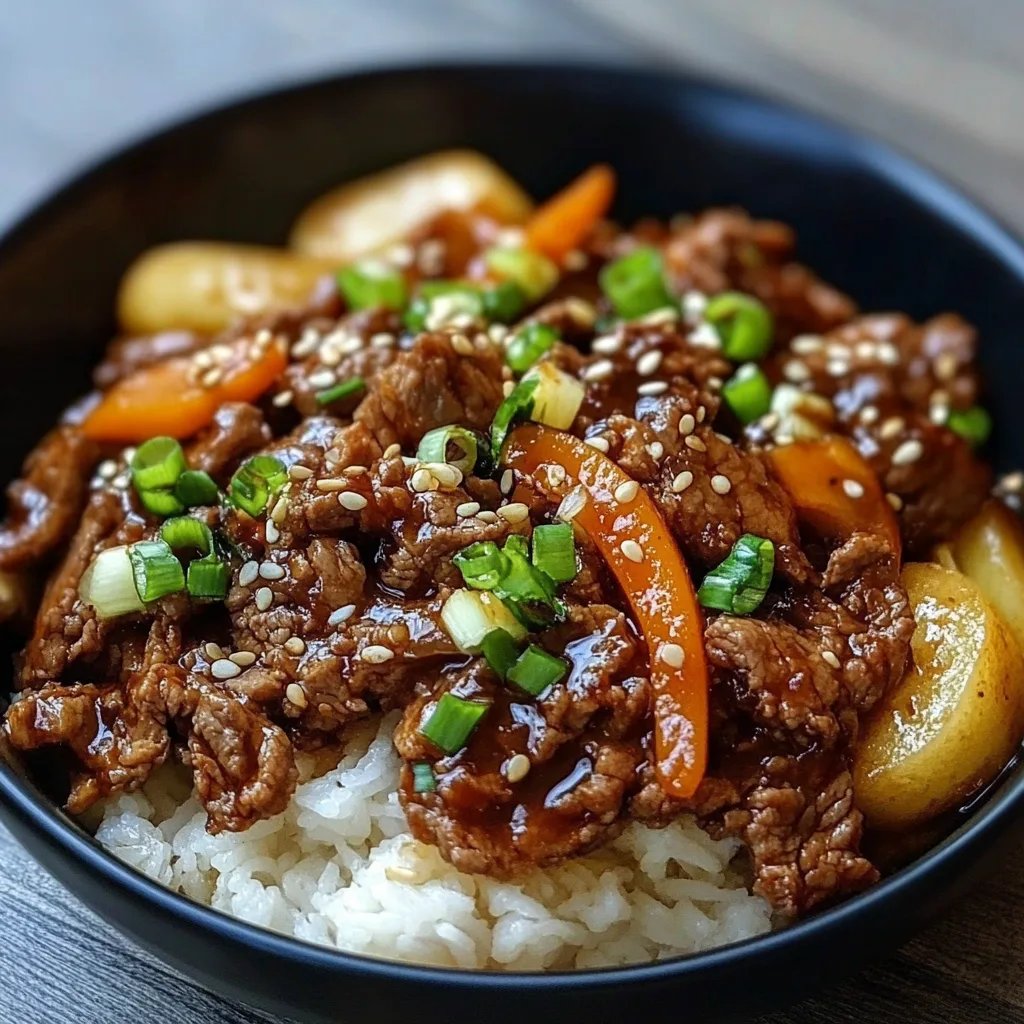 Einfaches Bulgogi mit Hackfleisch