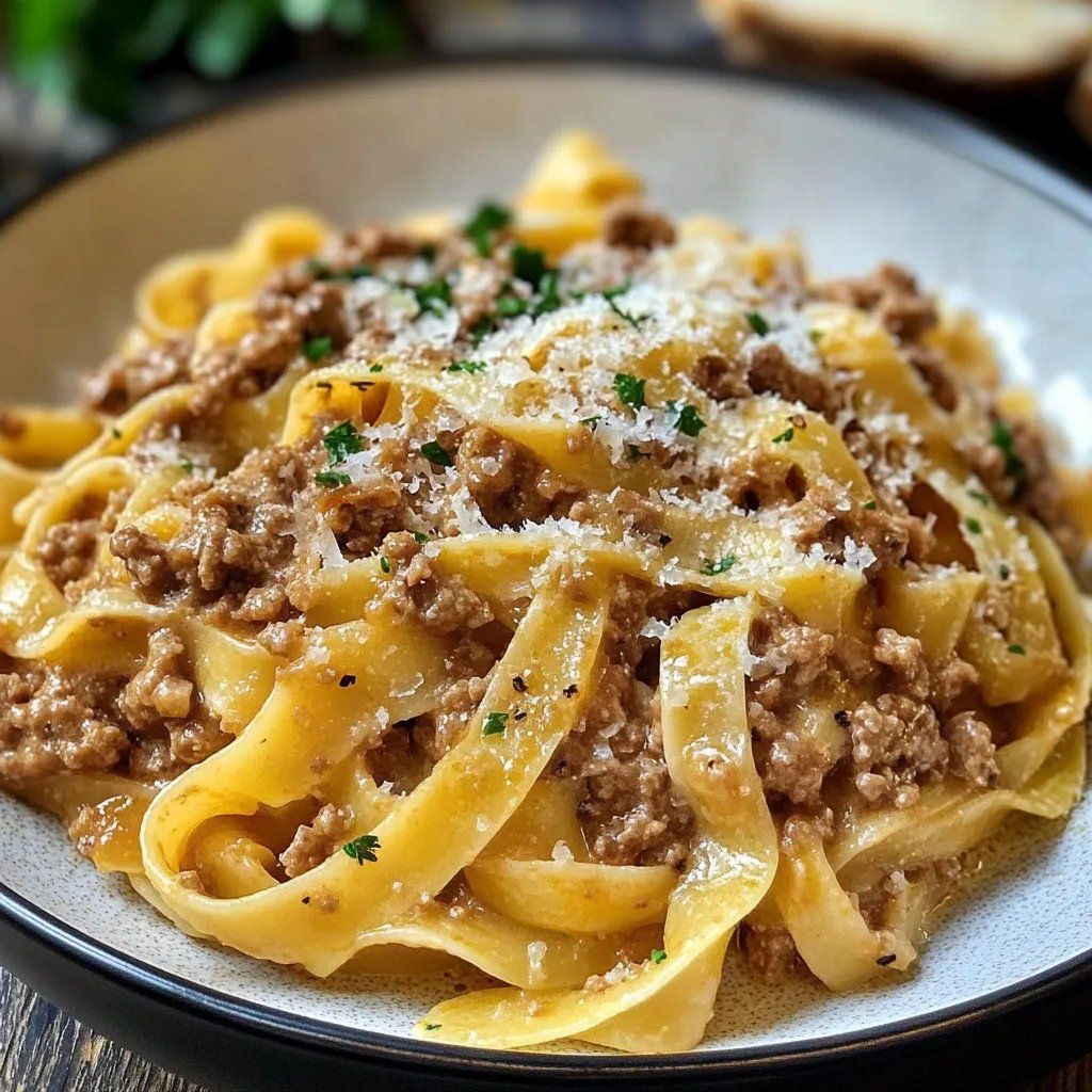 Weiße Bolognese