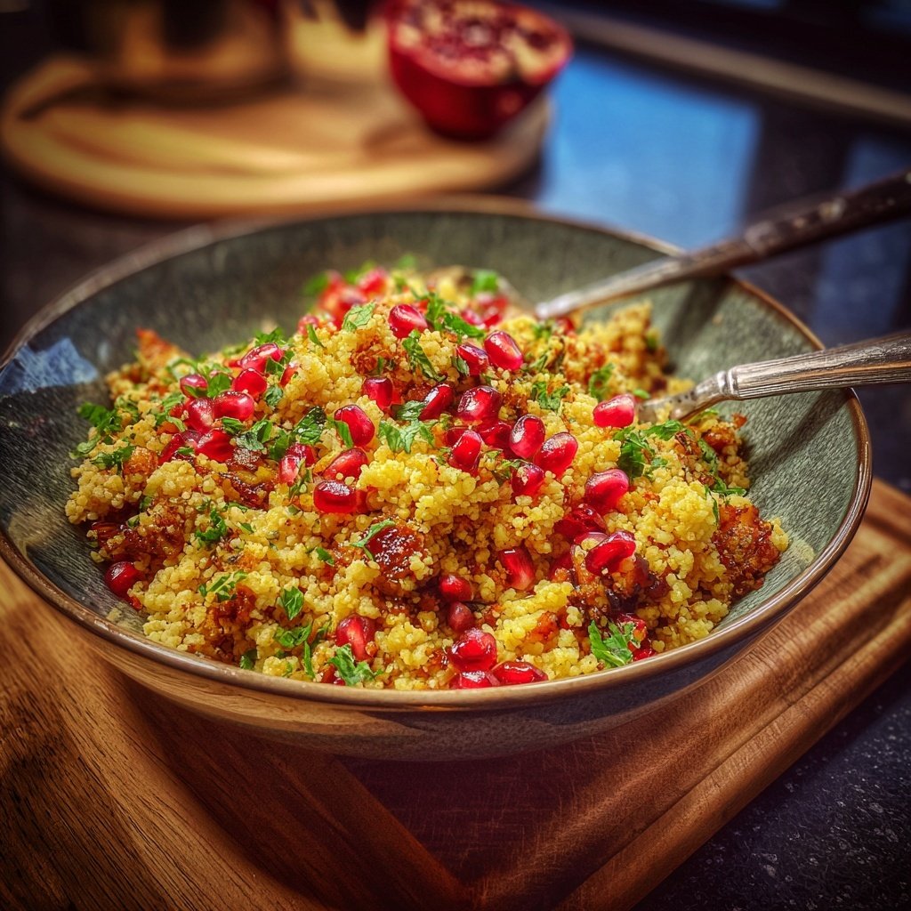 Bulgur Salat Zum Grillen Mit Granatapfel