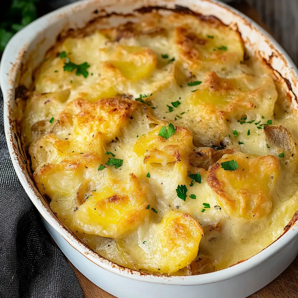 Kartoffel-Lauchgratin