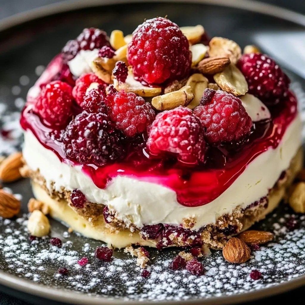 Himbeer-Pistazien-Tiramisu ohne Ei