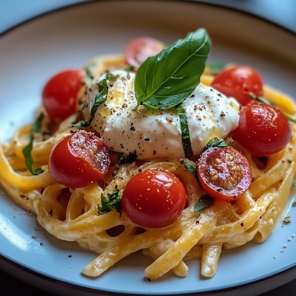 Burrata-Tomaten-Pasta
