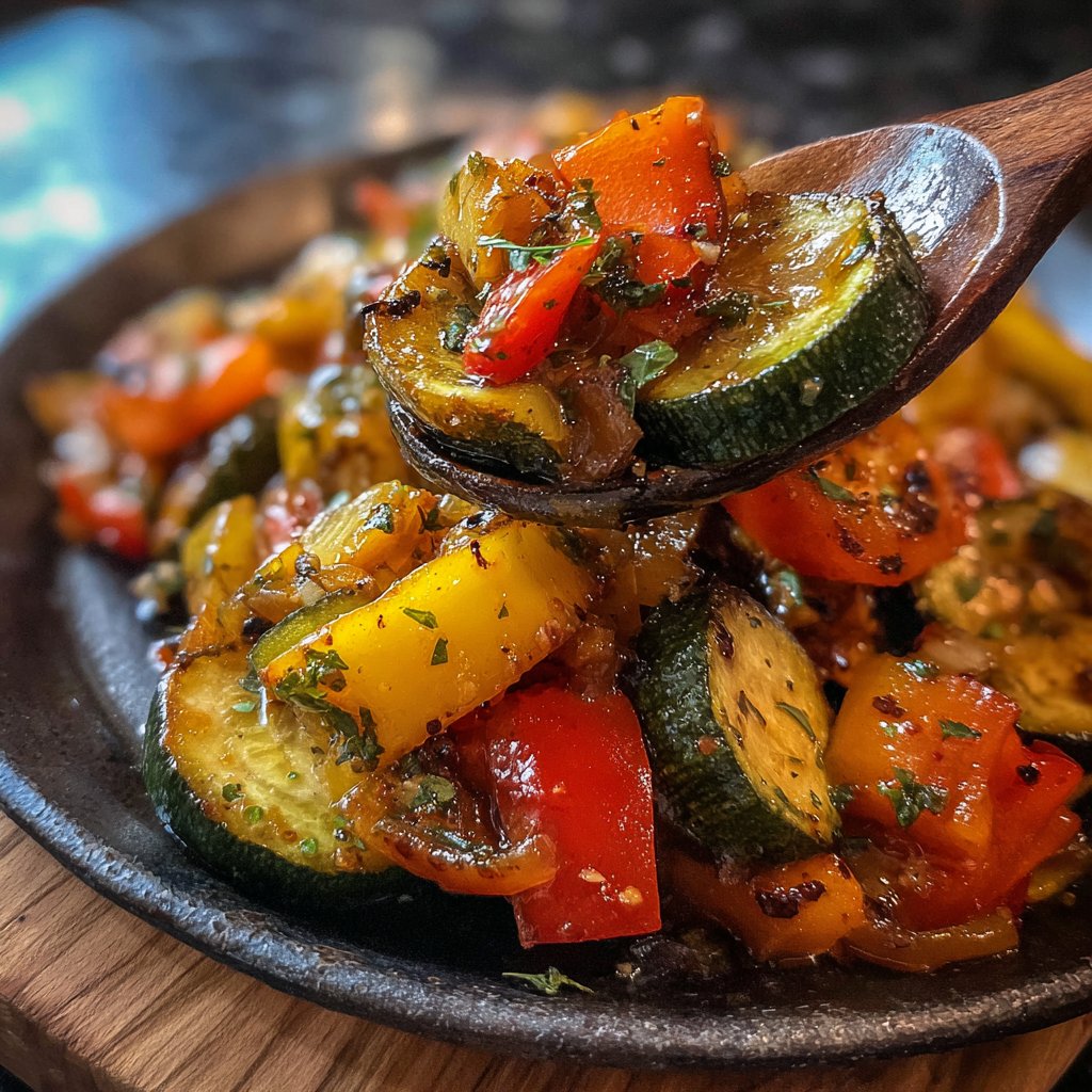 Ofengemüse mit Kräutern zum Abendessen