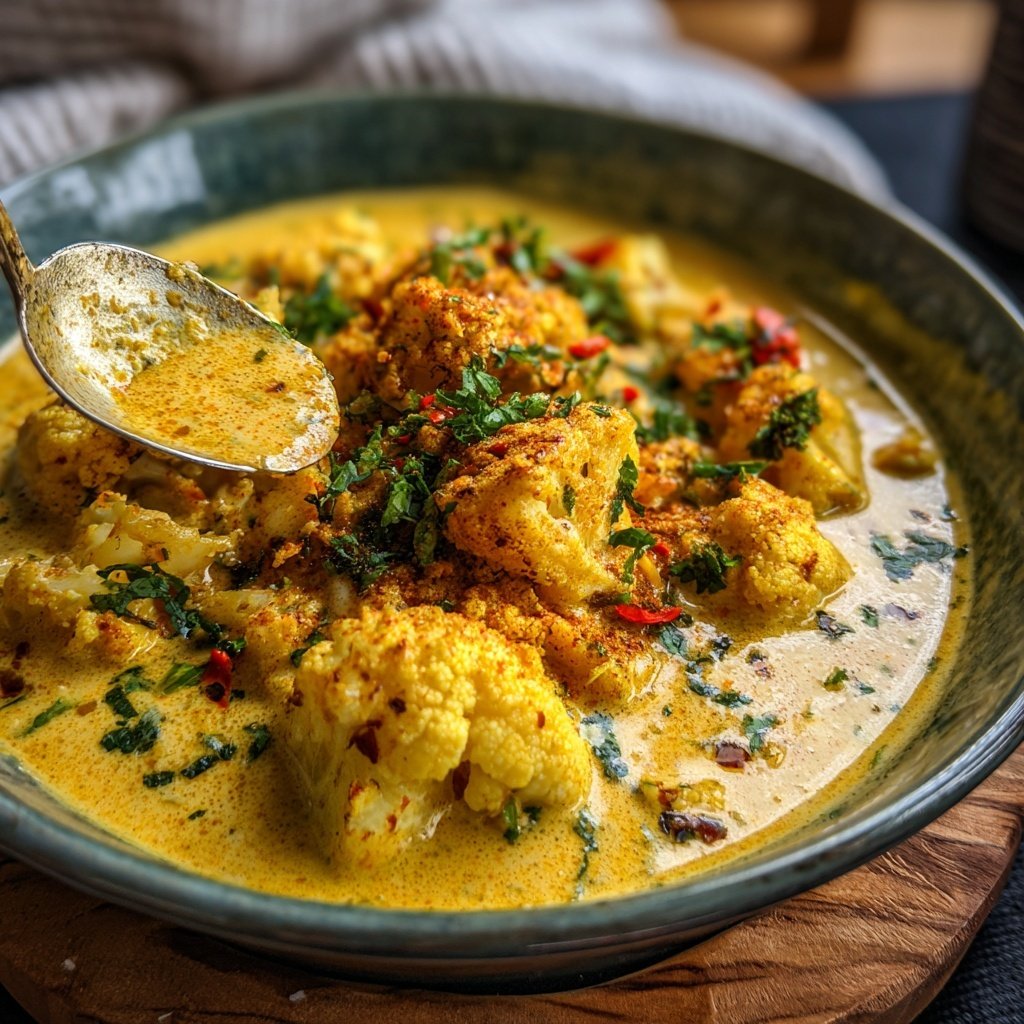 Blumenkohl Curry Mit Kokosmilch