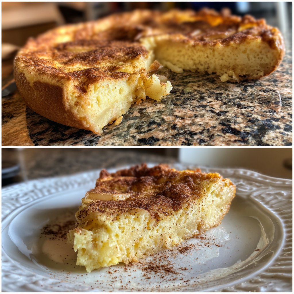 Pfannkuchen mit Birnen und Zimt