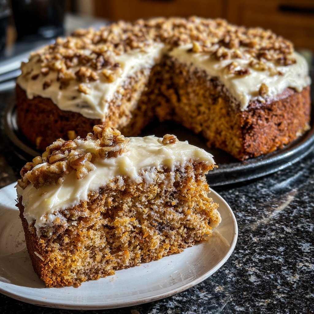Karottenkuchen Mit Nüssen